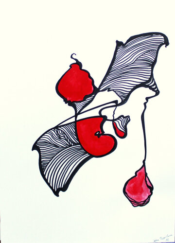 Love syrup par Irina Tsypilova, Œuvre sur papier en vente sur Singulart