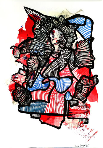 The Sphinx par Irina Tsypilova, Œuvre sur papier en vente sur Singulart