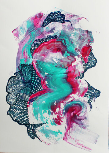 Water nymph von Irina Tsypilova, Werk auf Papier kaufen auf Singulart