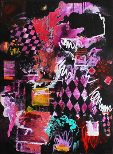 Behind the scenes of the soul van Irina Tsypilova, Schilderij te koop op Singulart