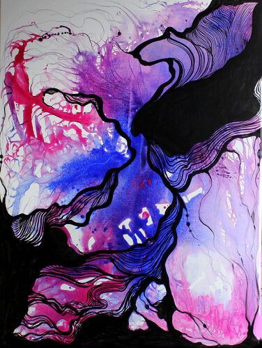 Neural connections - fireworks of emotions di Irina Tsypilova, Pittura in vendita su Singulart
