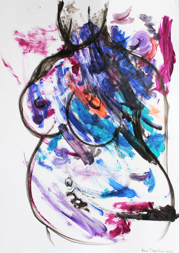 Waiting to meet di Irina Tsypilova, Opera su carta in vendita su Singulart