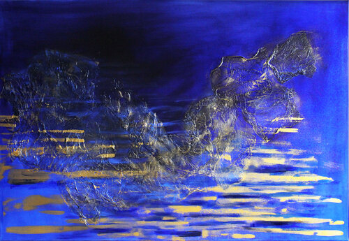 Glow of blue von Irina Tsypilova, Malerei kaufen auf Singulart