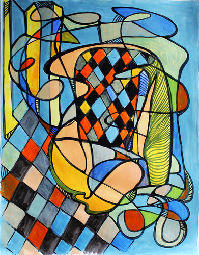 Dreaming Harlequin von Irina Tsypilova, Werk auf Papier kaufen auf Singulart