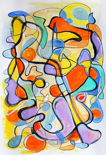 Thoughts are like soap bubbles by Irina Tsypilova, Work on Paper for Sale on Singulart