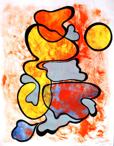 Thoughts are like soap bubbles II von Irina Tsypilova, Werk auf Papier kaufen auf Singulart