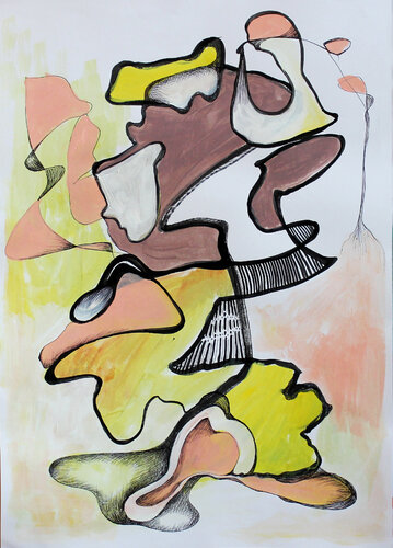 Pink honey by Irina Tsypilova, Work on Paper for Sale on Singulart