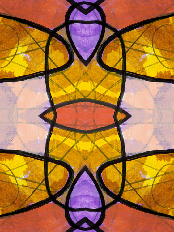 Golden stained glass Irina Tsypilova