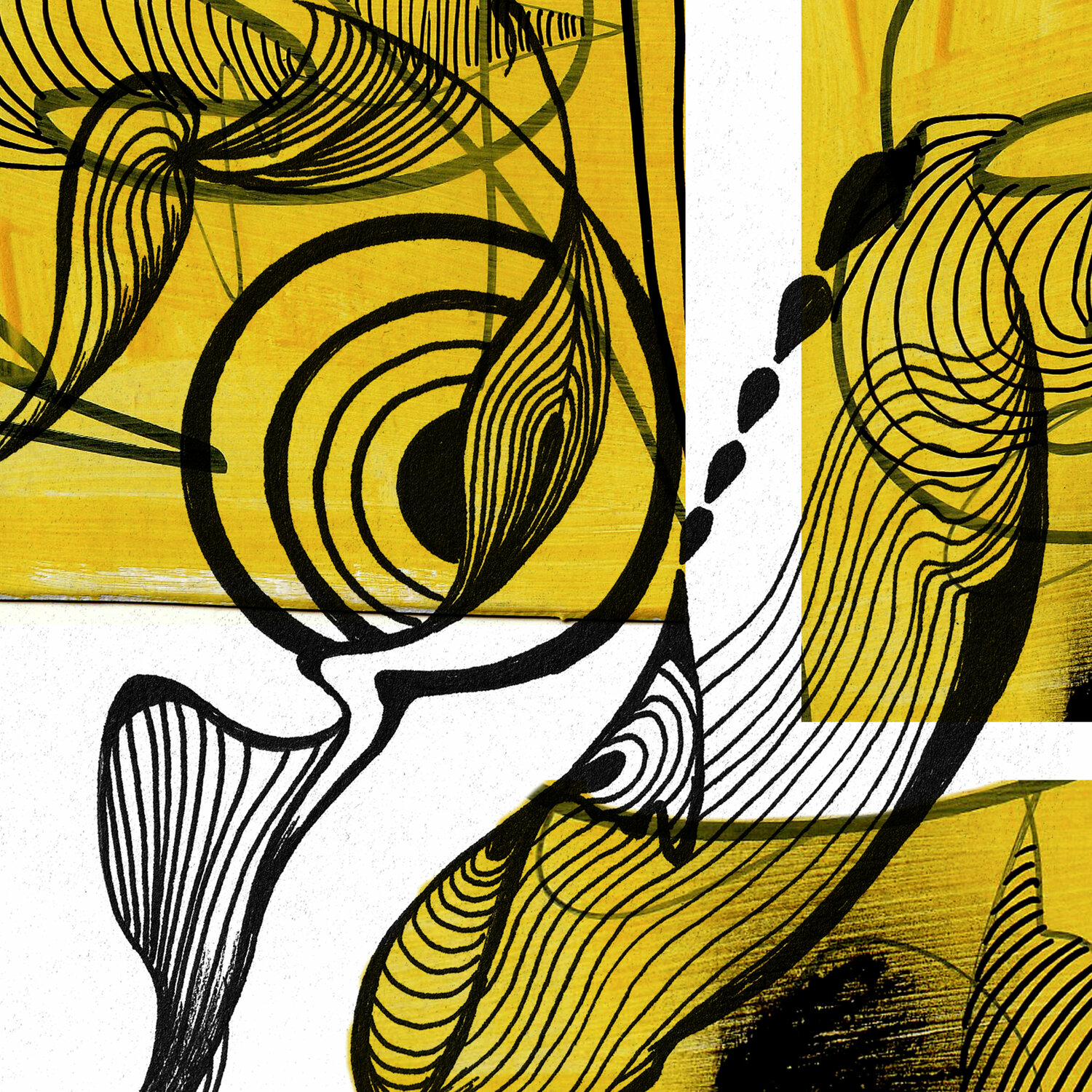 One yellow One - only one print from the original work Irina Tsypilova