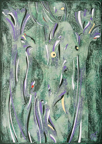 UNDER THE POWER OF LILY VOODOO van Vasili Zianko, Schilderij te koop op Singulart