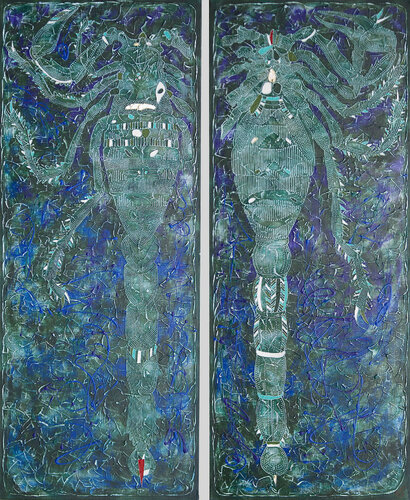 PASSION'S ANATOMY (DIPTRICH) di Vasili Zianko, Pittura in vendita su Singulart