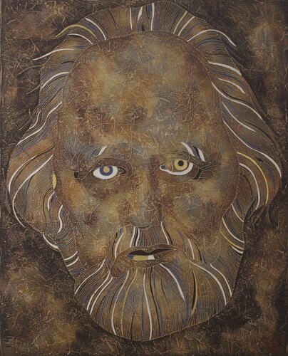 DEDICATION TO THE MASTER de Vasili Zianko, Pintura a la venta en Singulart
