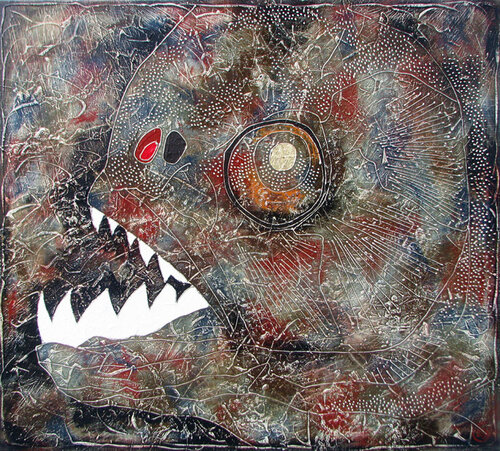 Objekt №2. SERRASALMUS (2) by Vasili Zianko, Painting for Sale on Singulart