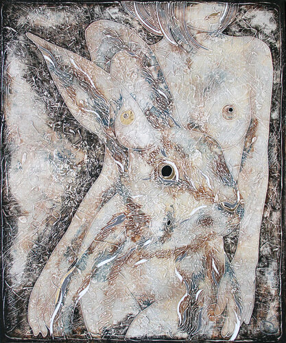 Immortal companion of the moony Chan E van Vasili Zianko, Schilderij te koop op Singulart