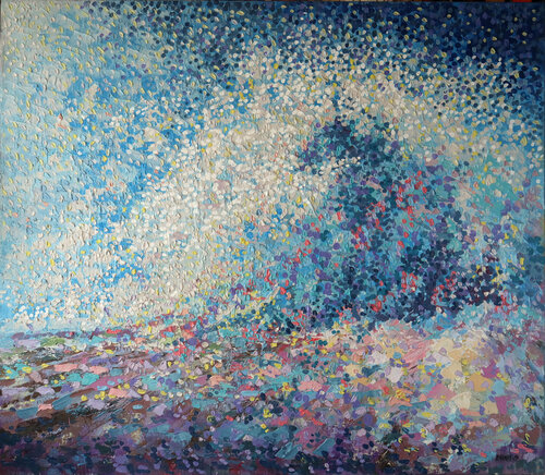 Sanctified by the sun! par Rakhmet Redzhepov, Peinture en vente sur Singulart