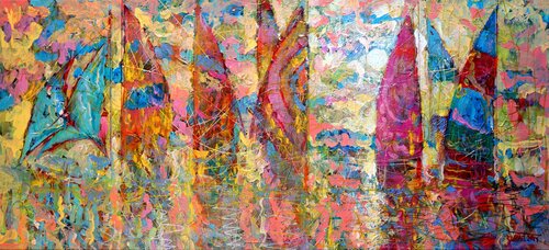 Full Sails. par Rakhmet Redzhepov, Peinture en vente sur Singulart