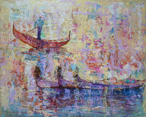 A beautiful day in Venice by Rakhmet Redzhepov, Painting for Sale on Singulart