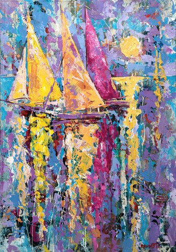 Looking for the Wind. van Rakhmet Redzhepov, Schilderij te koop op Singulart