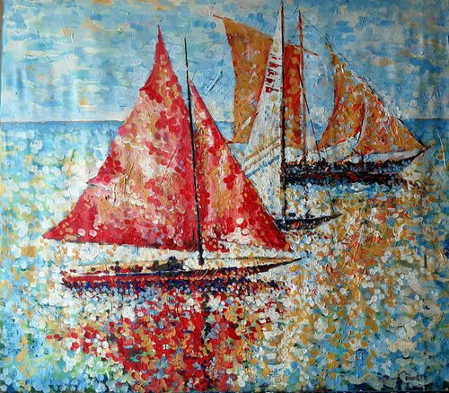 Sails and Sun. von Rakhmet Redzhepov, Malerei kaufen auf Singulart