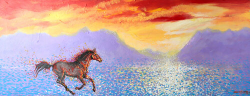 Space and Wind par Rakhmet Redzhepov, Peinture en vente sur Singulart