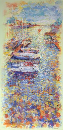 Autumn Port di Rakhmet Redzhepov, Pittura in vendita su Singulart