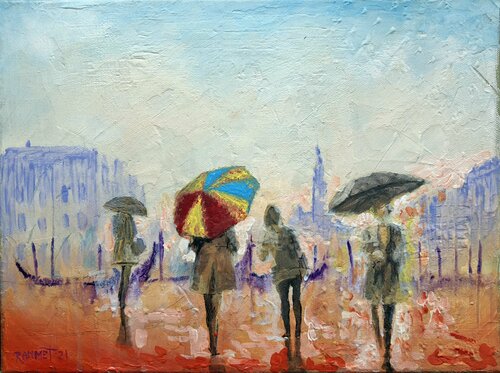 Summer Rain in Venice. Rakhmet Redzhepov