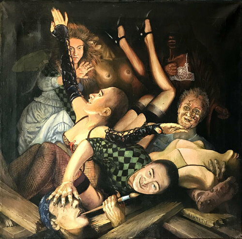 Double Self-Portrait. van Rakhmet Redzhepov, Schilderij te koop op Singulart