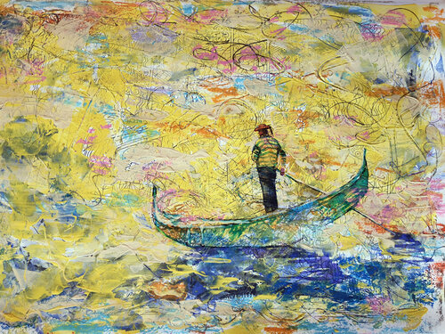 Hot day in Venice . by Rakhmet Redzhepov, Work on Paper for Sale on Singulart