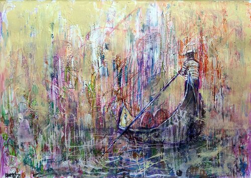 Summer Rain in Venice. di Rakhmet Redzhepov, Opera su carta in vendita su Singulart