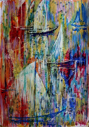 Mirage on a Rainy Day. di Rakhmet Redzhepov, Opera su carta in vendita su Singulart