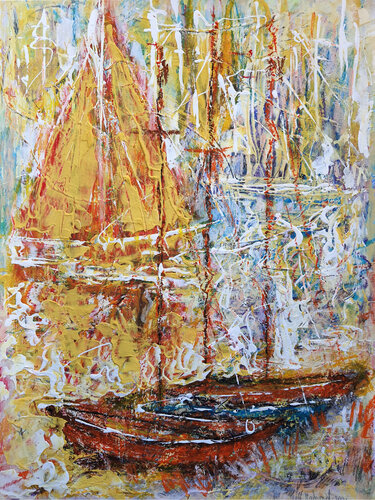 Noon in the Bay. di Rakhmet Redzhepov, Opera su carta in vendita su Singulart