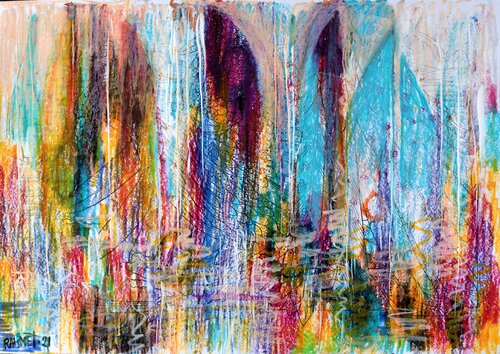 Regatta in the Gulf. di Rakhmet Redzhepov, Opera su carta in vendita su Singulart