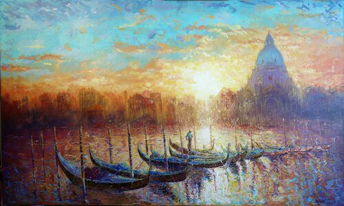 Venetian Rhapsody! van Rakhmet Redzhepov, Schilderij te koop op Singulart