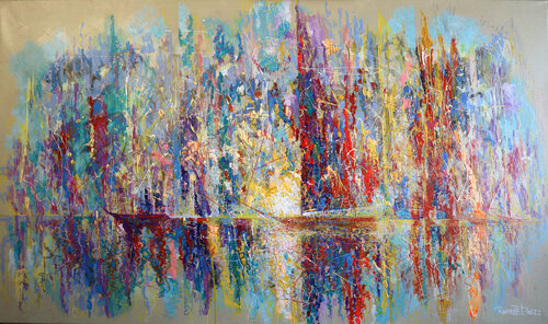 Solar Regatta. van Rakhmet Redzhepov, Schilderij te koop op Singulart