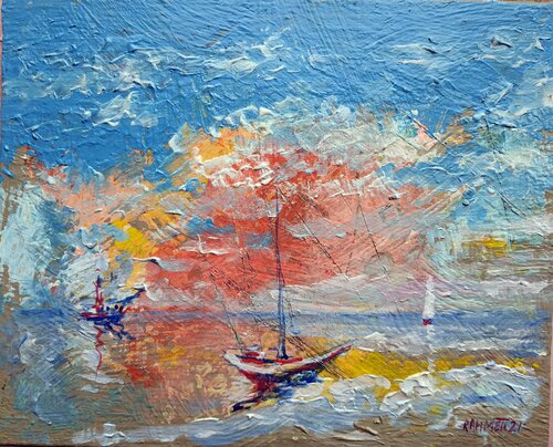 After the storm. par Rakhmet Redzhepov, Peinture en vente sur Singulart