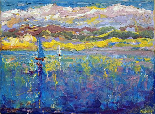 Sea and Mountains par Rakhmet Redzhepov, Peinture en vente sur Singulart