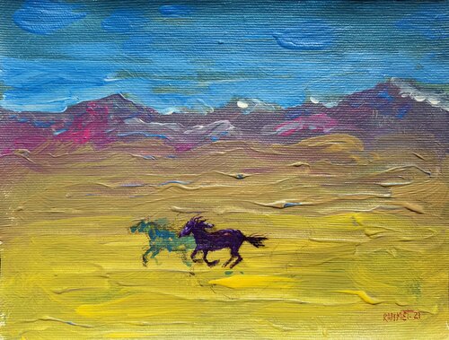 Run. di Rakhmet Redzhepov, Pittura in vendita su Singulart