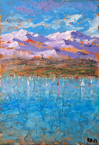 Sea and Mountains 3 by Rakhmet Redzhepov, Painting for Sale on Singulart