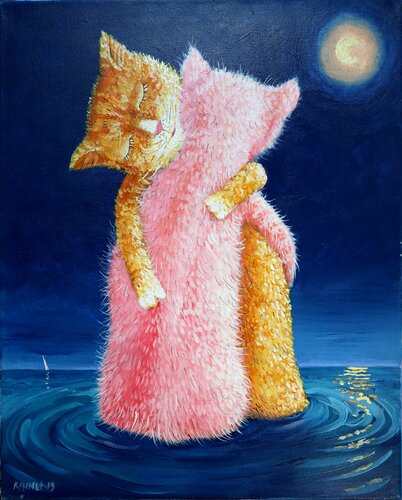 ONCE A SUMMER NIGHT. par Rakhmet Redzhepov, Peinture en vente sur Singulart