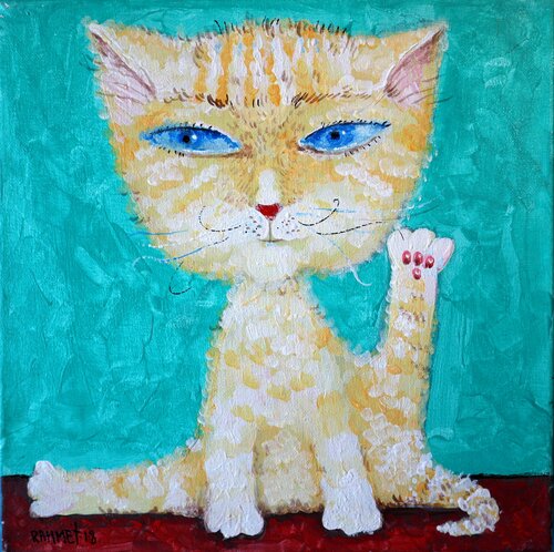 BLUE BLUE. van Rakhmet Redzhepov, Schilderij te koop op Singulart