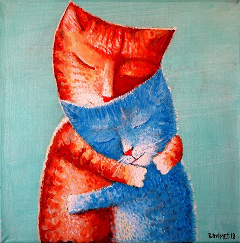 My Love. van Rakhmet Redzhepov, Schilderij te koop op Singulart