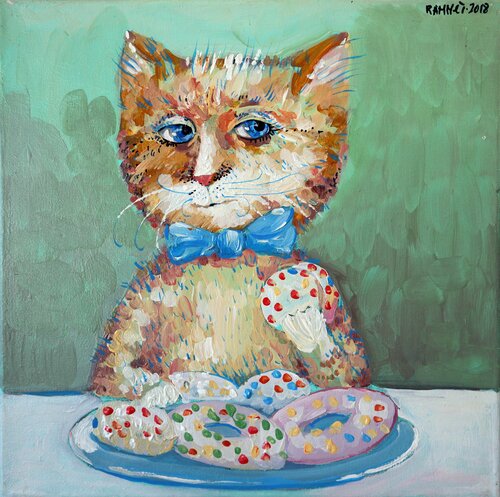 BON APPETIT ! de Rakhmet Redzhepov, Pintura a la venta en Singulart