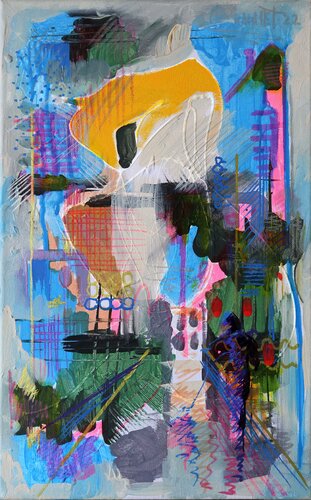 City sketches 2. van Rakhmet Redzhepov, Schilderij te koop op Singulart