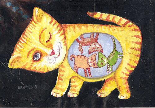 Waiting for Love. van Rakhmet Redzhepov, Schilderij te koop op Singulart
