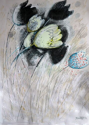 Fantasy with Flowers 1. by Rakhmet Redzhepov, Work on Paper for Sale on Singulart