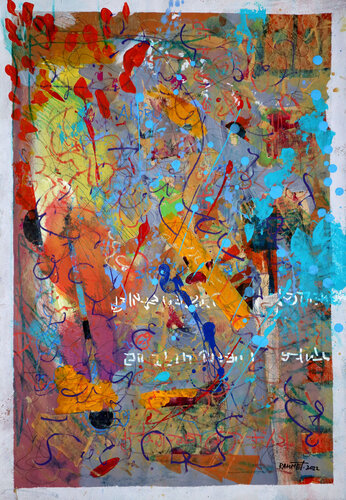 Fantasy with Flowers 29. par Rakhmet Redzhepov, Œuvre sur papier en vente sur Singulart