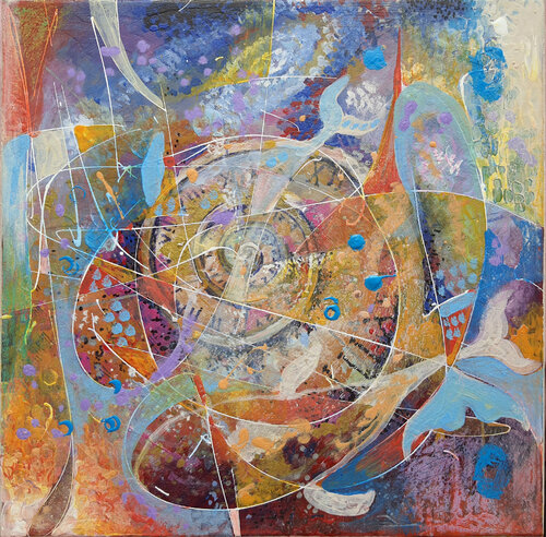 Three Whales 2. par Rakhmet Redzhepov, Peinture en vente sur Singulart