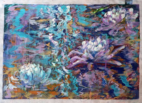 Fantasy with Flowers 21. van Rakhmet Redzhepov, Werk op papier te koop op Singulart