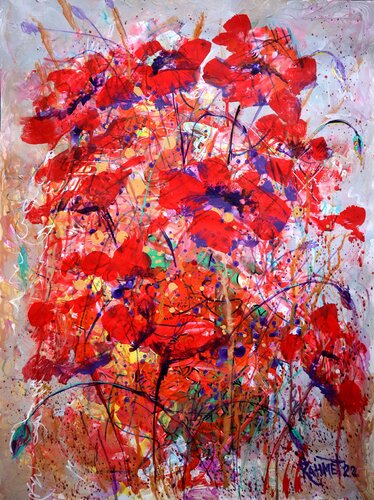 Fantasy with Flowers 8. par Rakhmet Redzhepov, Œuvre sur papier en vente sur Singulart