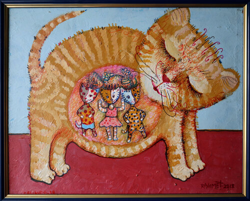 HAPPINESS 2. di Rakhmet Redzhepov, Pittura in vendita su Singulart